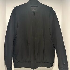 Lululemon Reversible Black Bomber Jacket - Matte and Puffy Down